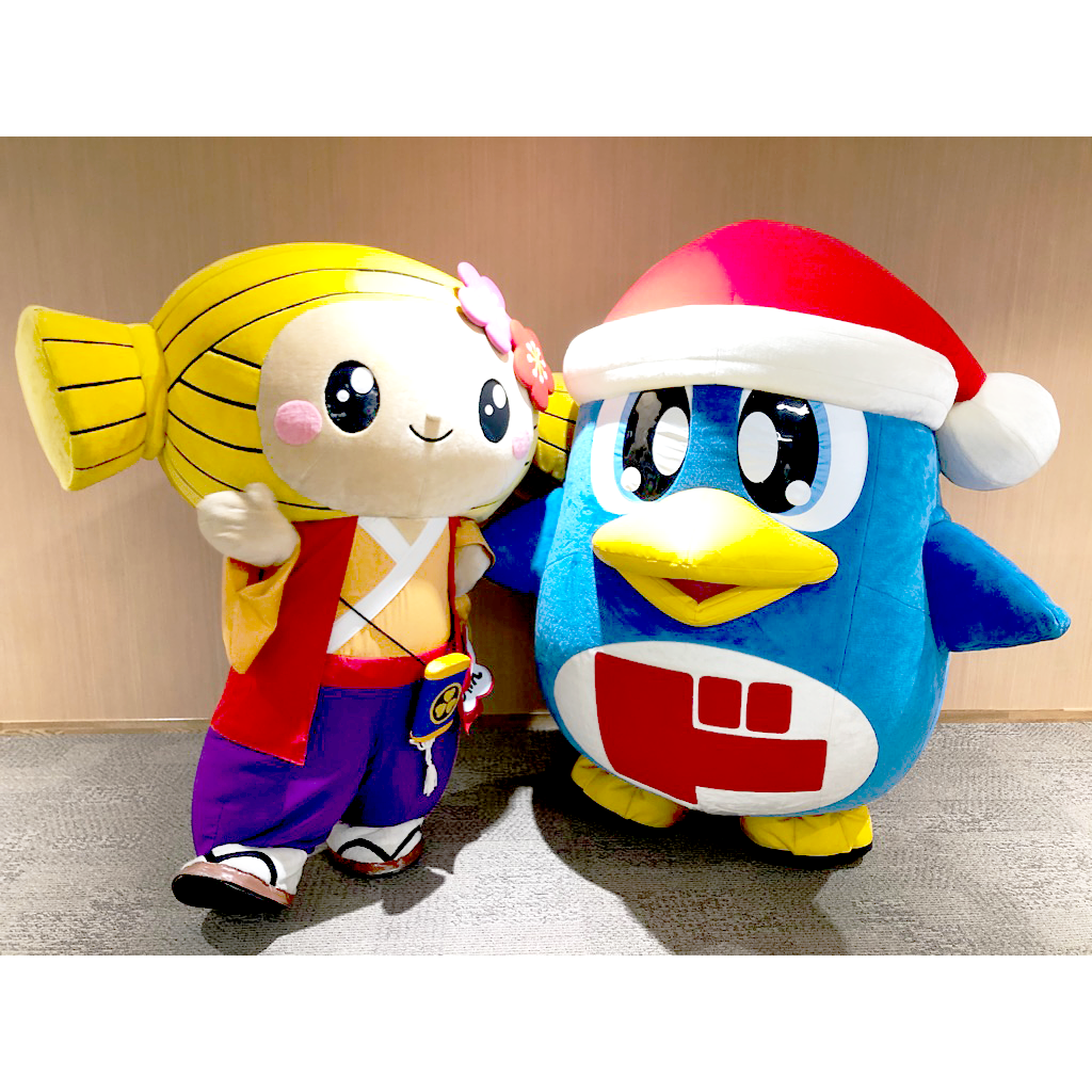 ドンペンと水戸市役所チャリティイベント募金寄付 3