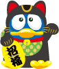 招き猫（左手）